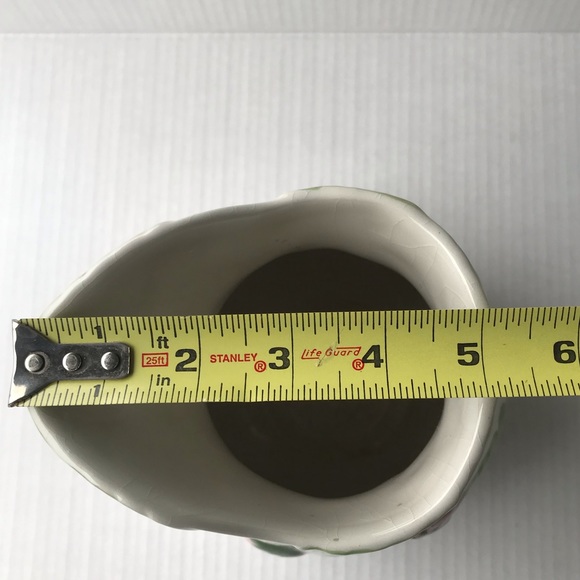 Vintage Pitcher With Embossed Strawberries, Leaves And Vines Portugal - Picture 8 of 10